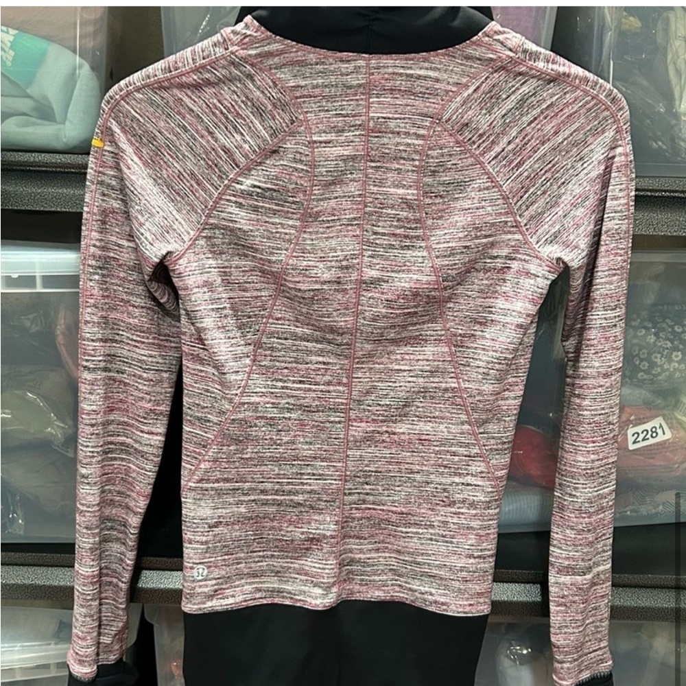 lululemon runderfull Hlaf zip womens size 4 - Picture 2 of 9